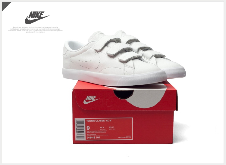 Nike Tennis Classic AC V All White Shoes